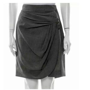 Size 8 - Zac Posen Grey Mid Length Skirt